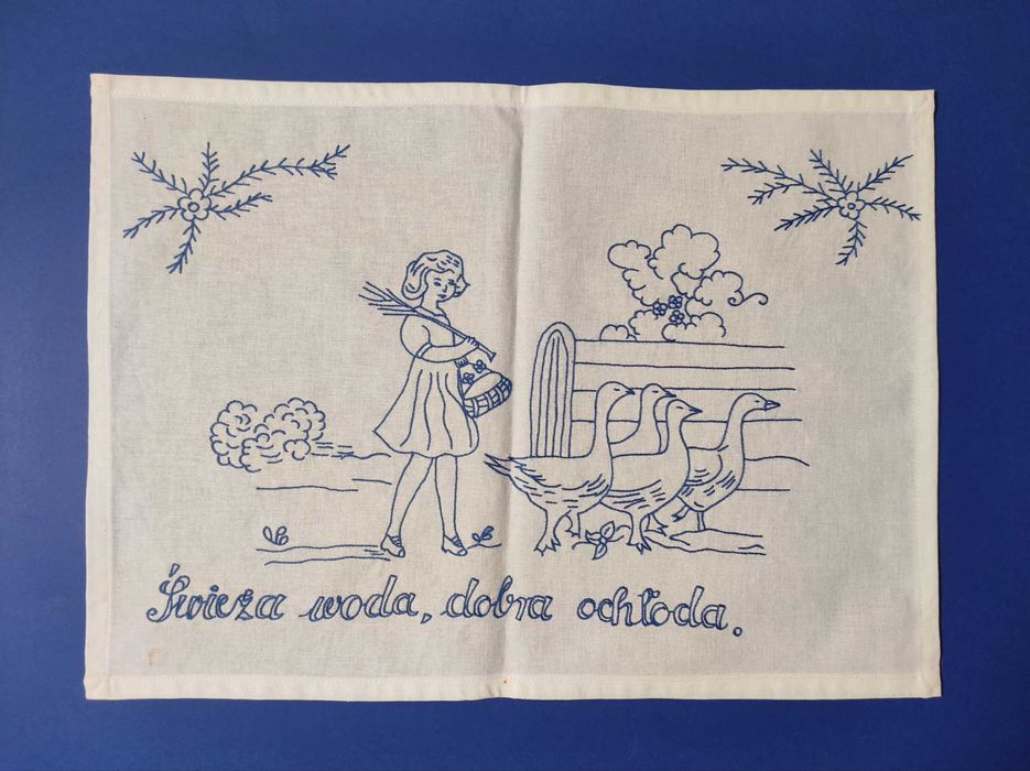 Makatka - tradycyjna, ręcznie haftowana