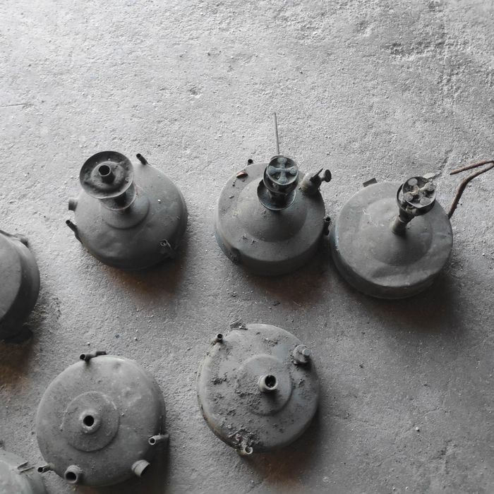 Fogareiros em latão.