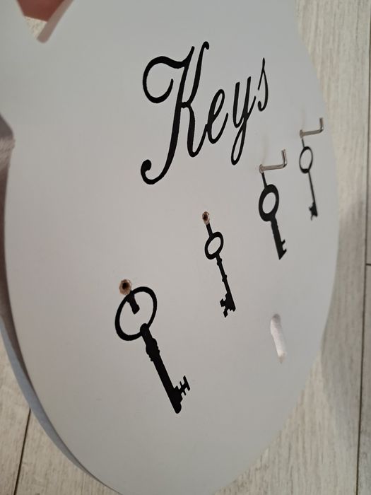 Wieszak na klucze w kształcie kłódki