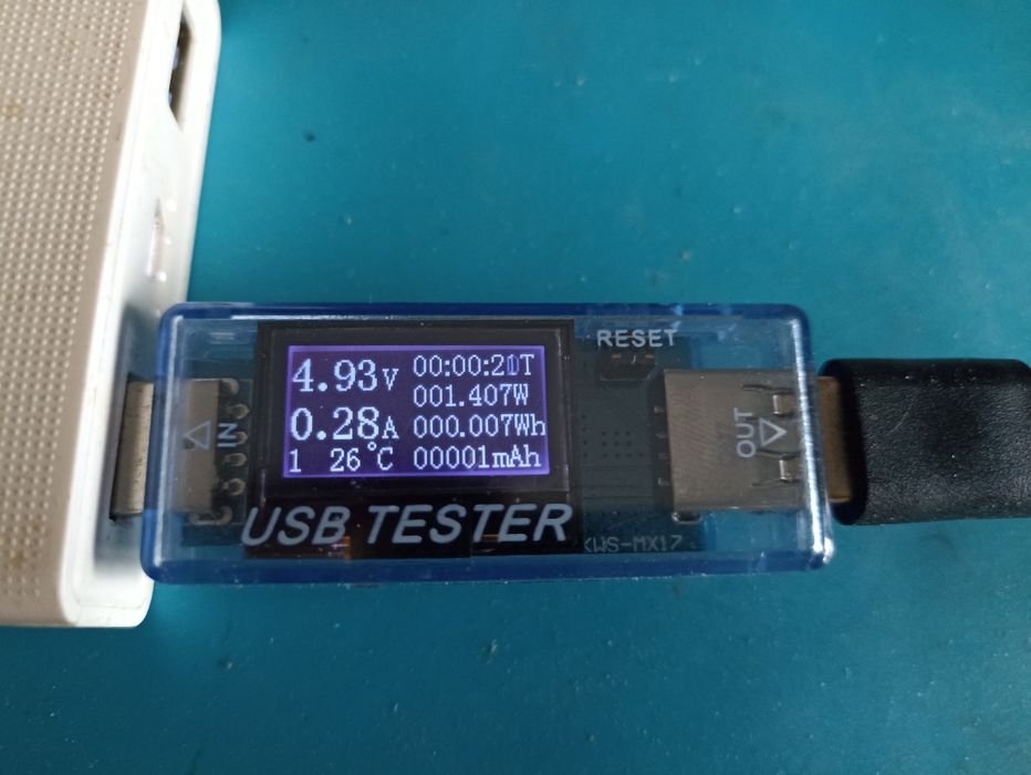USB тестер  kws- mx17