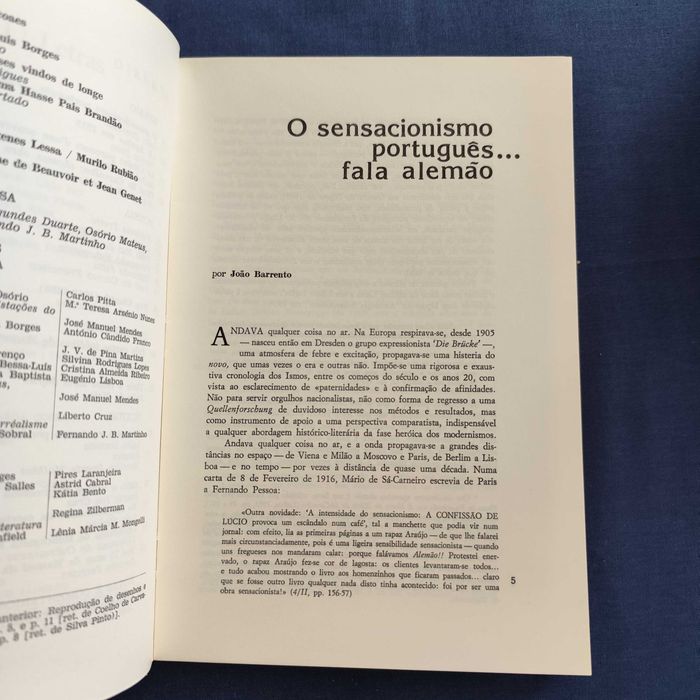 Revista Colóquio Letras 94 - Novembro 1986