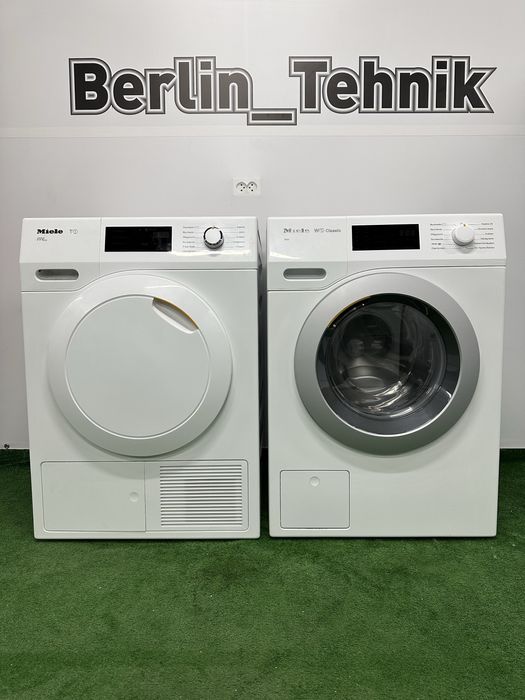 Комплект пральна і сушильна машини Miele W1/T1 Classic Active Eco 8kg