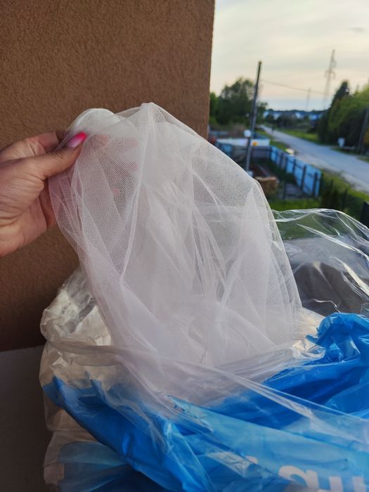 Sukienka Ślubna jasny róż rozm. S/M 800 zł