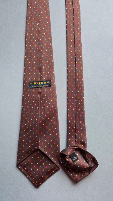 Krawat jedwabny KITON
