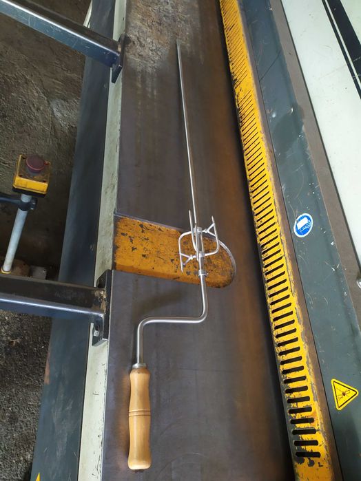 Grelhador 60x40 em inox com pernas