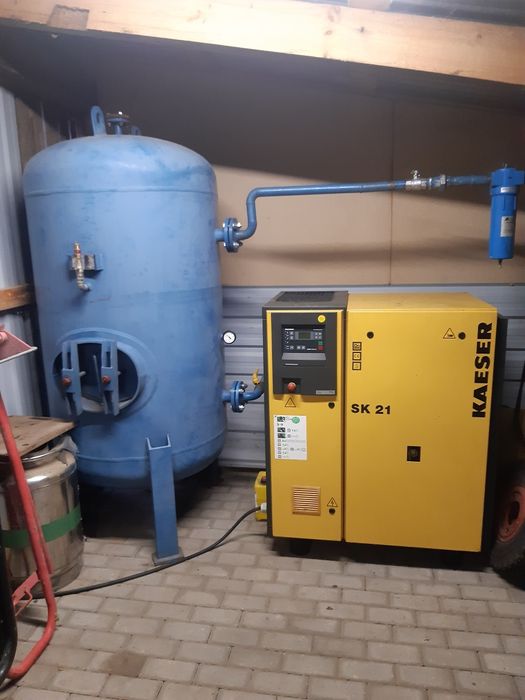 kompresor śrubowy kaeser sk21 boge sd40