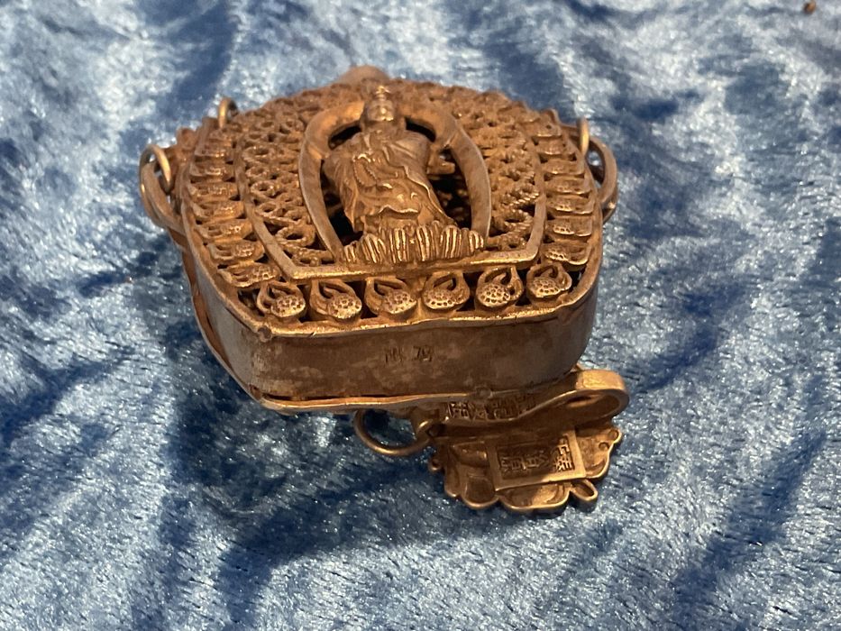 snuff bottle Tibetan silver plated ,,anúncios abaixo