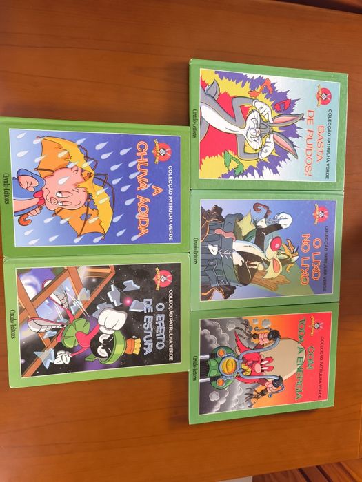 Coleção 5 Livros Looney Tunes Colecção Patrulha Verde
Pack 5