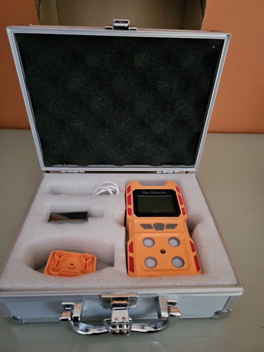 Detector de gás portátil 4 em 1 Scondaor, detector de vazamento de gás