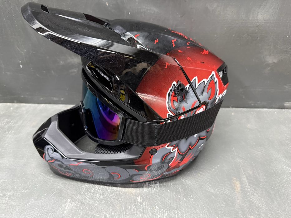 ОПТОВА ЦІНА!!! Мотоциклетний шолом Кросовий шолом