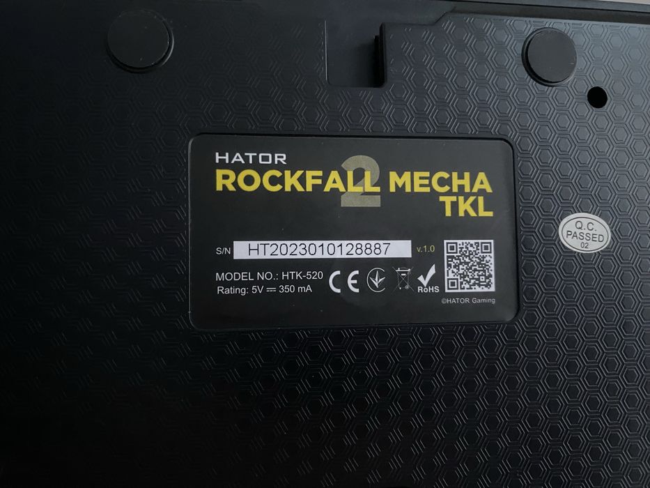 Механічна клавіатура Hator Rockfall 2 Mecha TKL