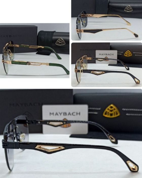 Maybach очки капли унисекс бежево голубые черные серые зеленые градиен