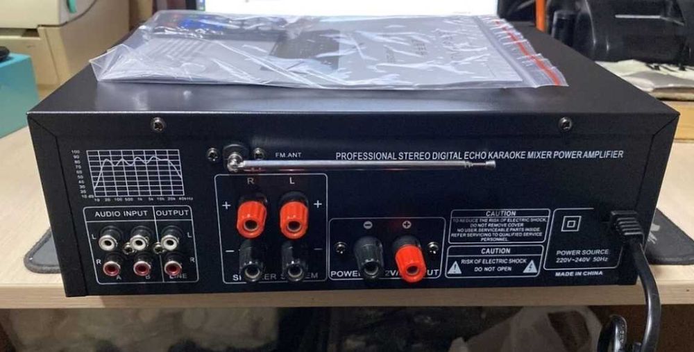 Підсилювач звуку потужний усілок для колонок з блютуз