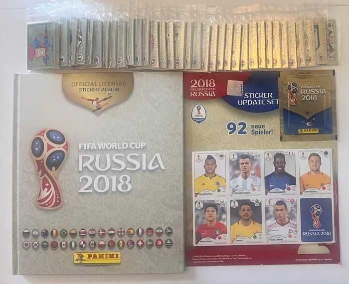 Álbum Panini FIFA World Cup Rússia 2018 + Update Set Oficial + Cromos | Excelente Estado
