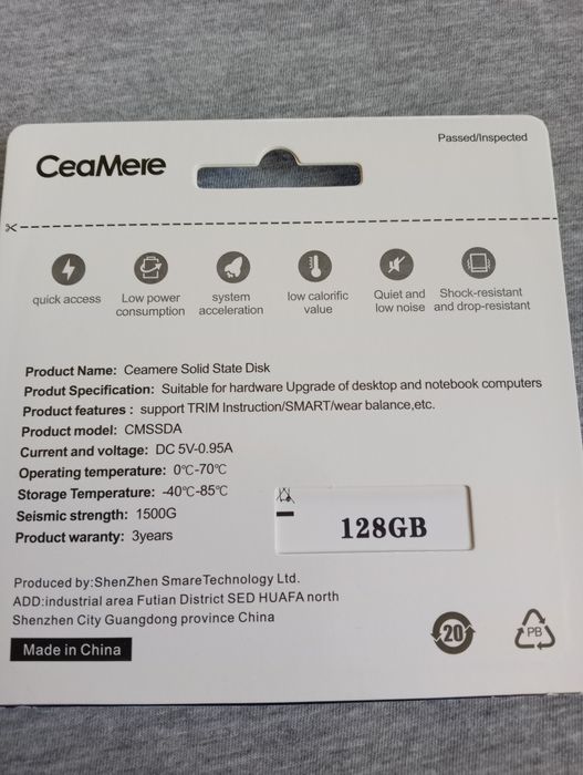 128gb 256 gb Ceamere ssd NVMe m2 Patriot ssd P300 256GB
