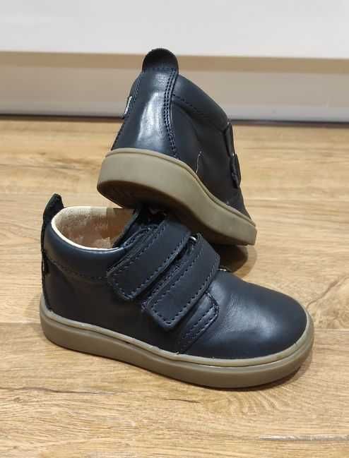 Trzewiki Skórzane Mrugała BOBO 5195/9-77 Blu rozm 24