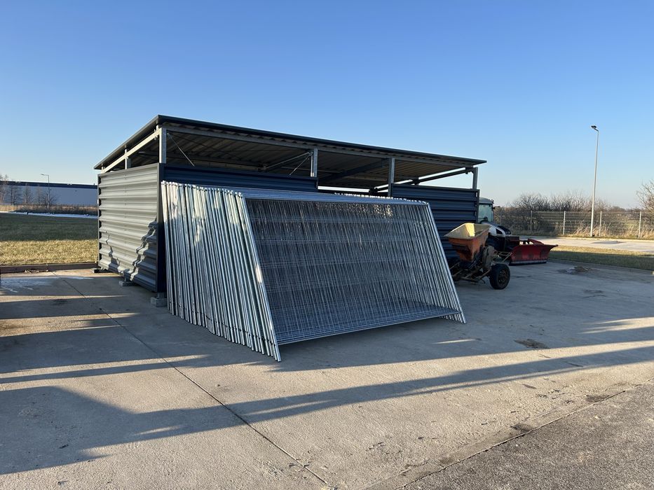 Ogrodzenie budowlane ażurowe – panel 3,45 m, płot tymczasowy
