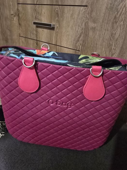 Obag  mini fuksa pikowany