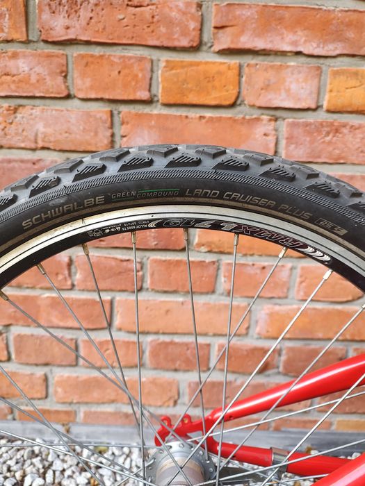 Rower na kołach 24 cale ,3 biegi Nexus -