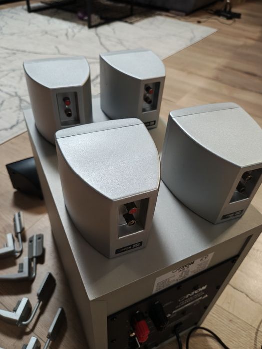 Subwoofer Canton AS5 aktywny plus 4x Canton + uchwyty +LG  Centralny