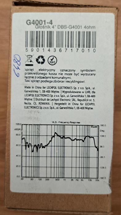 Głośnik 4" Dibeisi G4001 25W