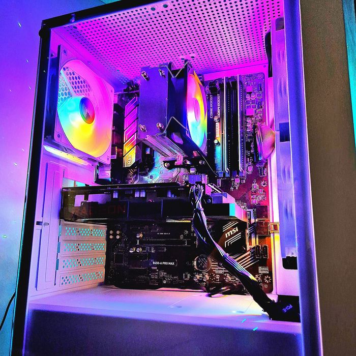 Komputer RX6600XT/Rtx3060ti/R5 5500/16gb ram/Gamingowy Okazja Gwarancj