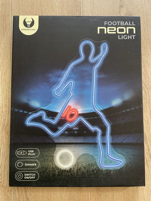 Neon led pilkarz