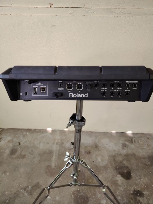Roland SPD-SX com case + tripé