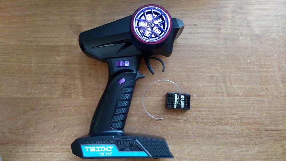 Aparatura sterująca 2,4GHz RC YSIDO TX YS 7 kanałowa + sterownik LED