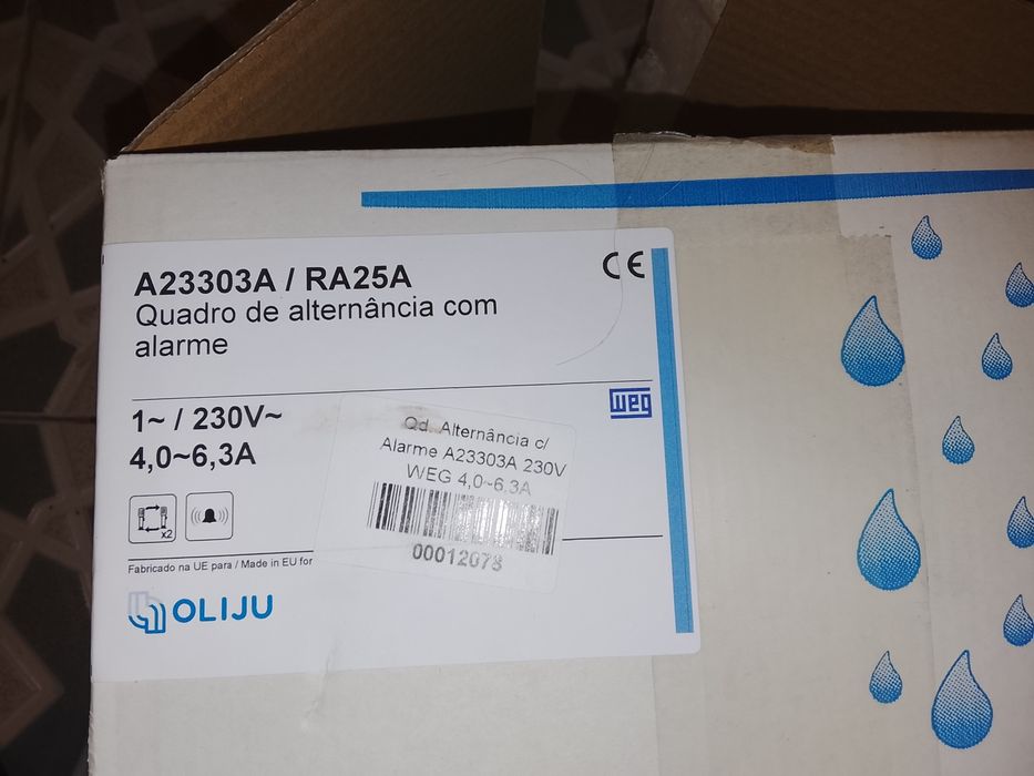 Quadro de alternancia com alarme