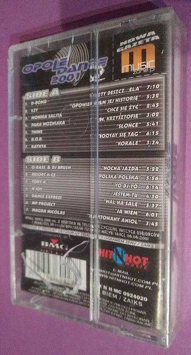 Opole Dance 2001 Vol.2 , NOWA FOLIA - kaseta magnetofonowa