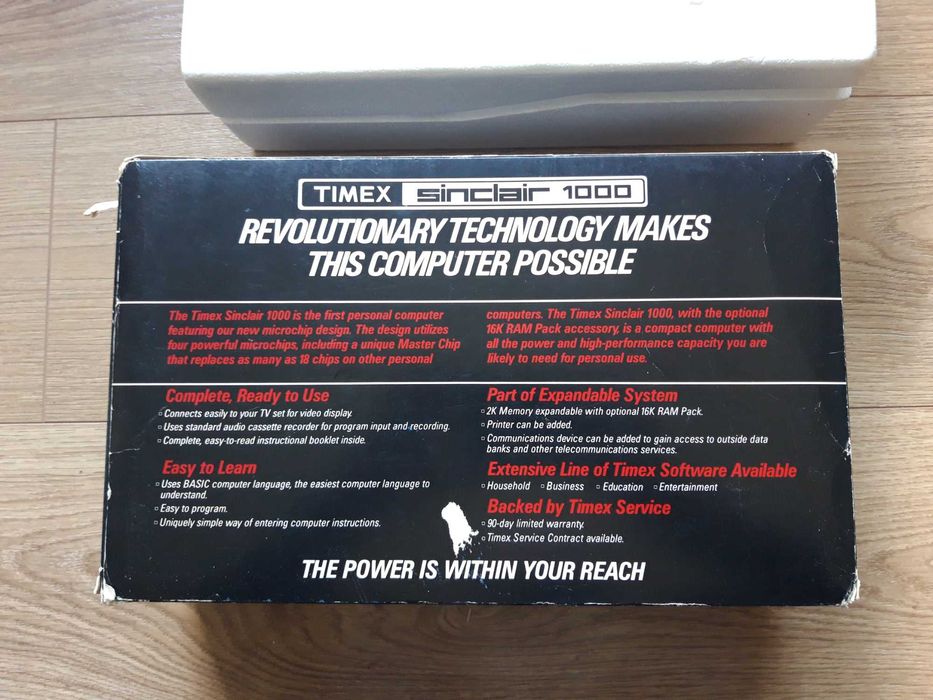 Komputer Timex Sinclair 1000, kompatybilny z Sinclair ZX81