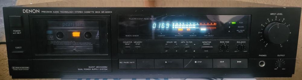 DENON DR-M30HX magnetofon 3 głowicowy z pilotem RC-101