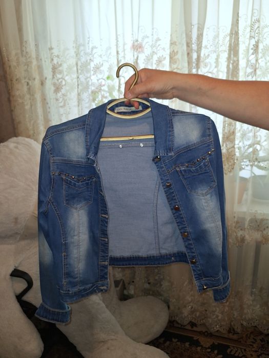 Пиджак джинсовый
