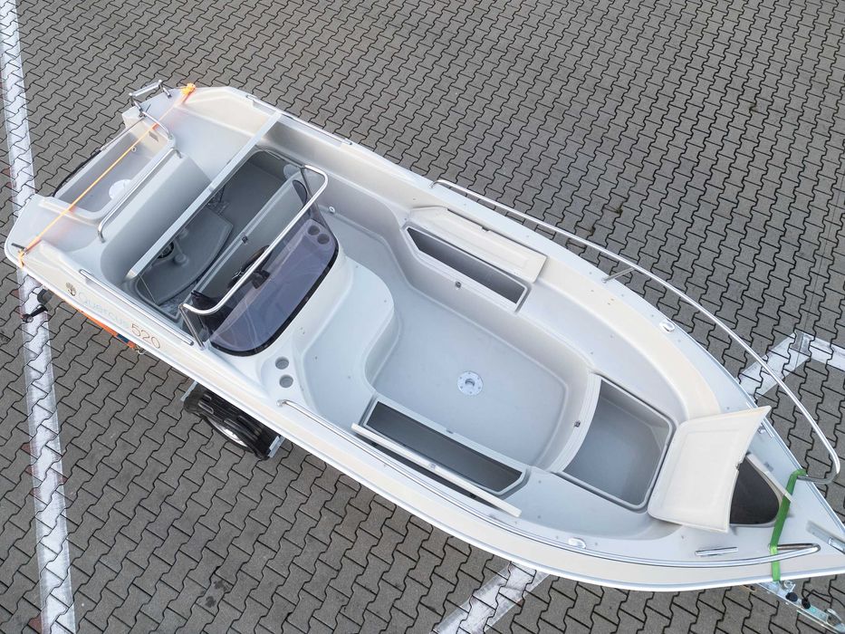 Nowa łódź motorowa Quercus 520Open otwarta motorówka rybacka łódka