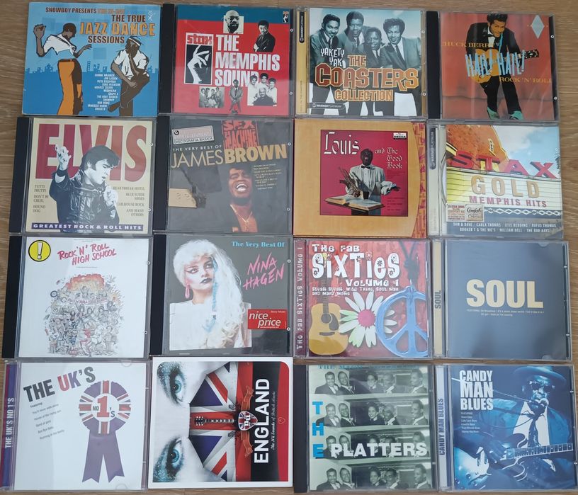 Lote 16 CDs, rock soul funk punk garage