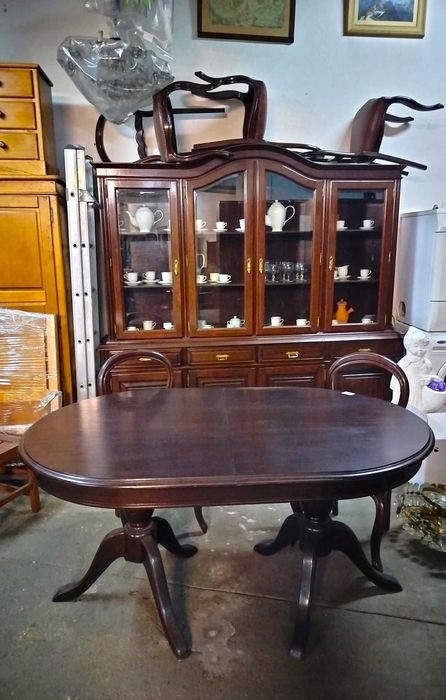 Sala de Jantar completa Nova - Madeira em Mogno