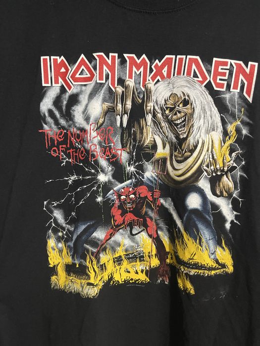 Футболка iron maiden винтаж 2010