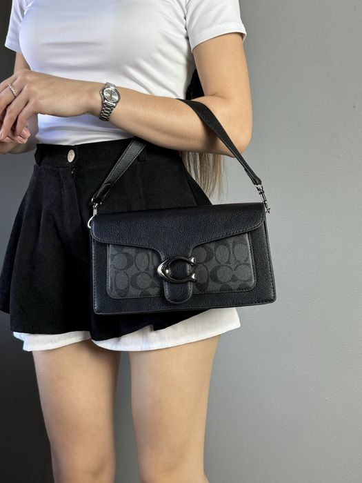 Сумка coach tabby багет женская сумка кроссбоди клатч купити коуч люкс