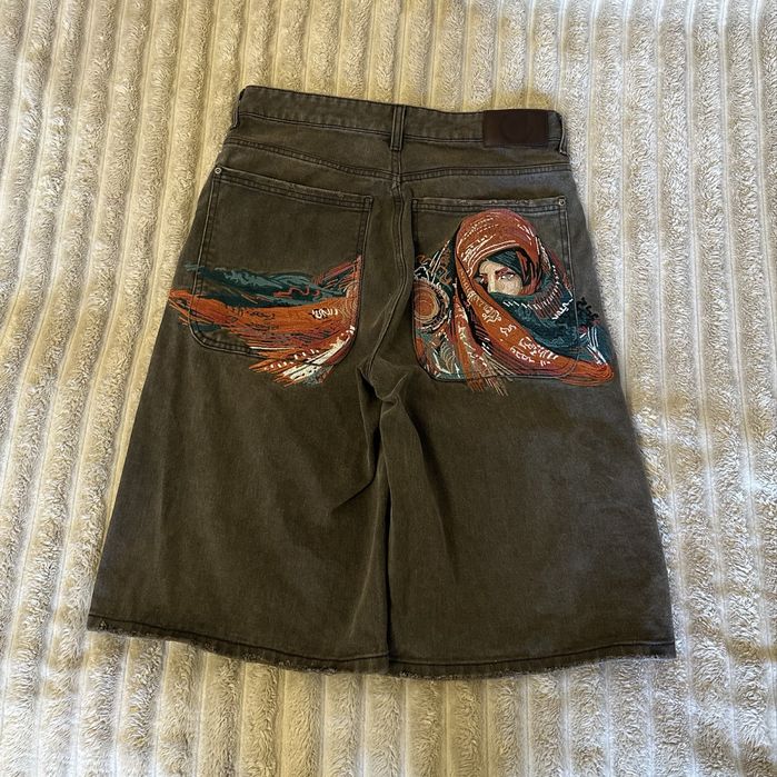 Джинсовые шорты с вышитым лого jaded london southpole