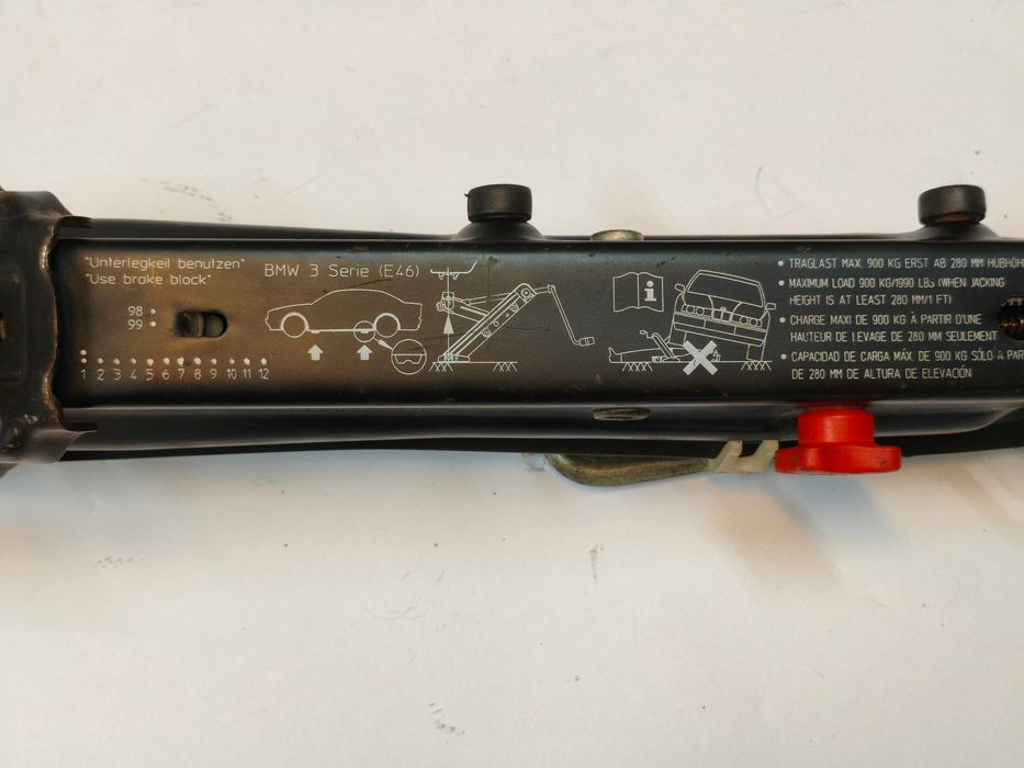 BMW E46 E39 E81 E87 E60 E61 E90 E91 Lewarek podnośnik samochodowy