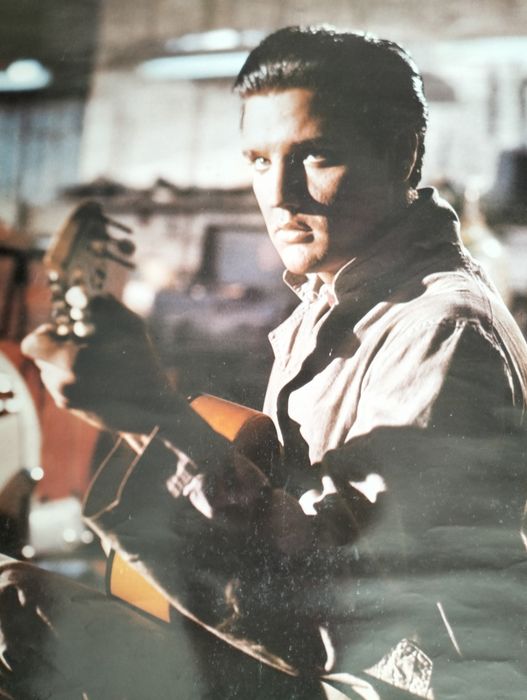 Antigo poster Elvis Presley