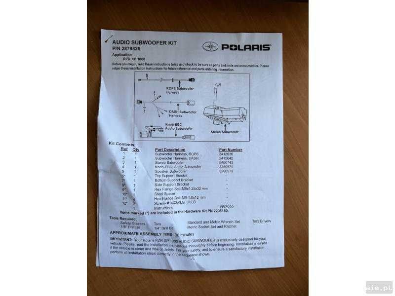 Subwoofer K-STEREO SUBWFR RZR 2879825