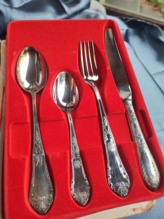 Posrebrzane sztućce Herfa MET-60 4szt