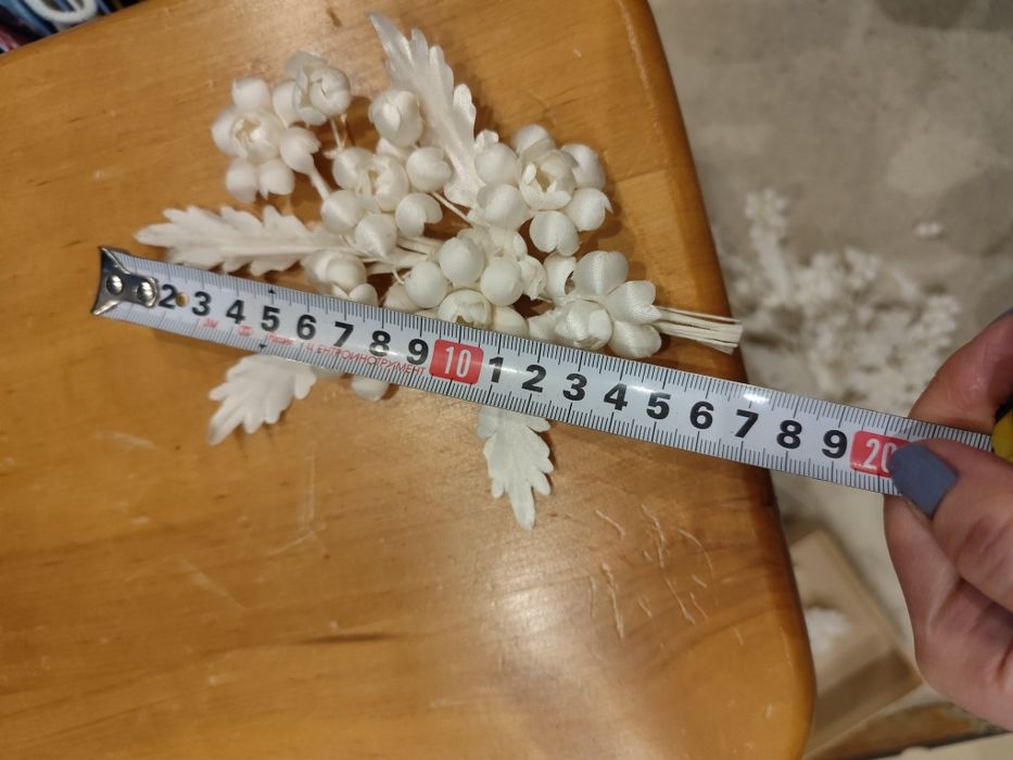 Квіти з тканини весільні