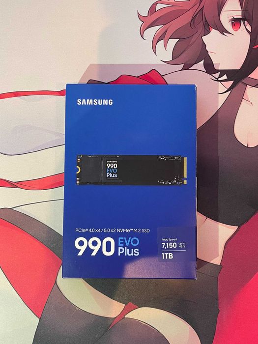 Samsung 1TB M.2 PCIe Gen5 NVMe 990 EVO PLUS