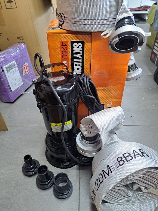 Pompa do Szamba 4250w SKYTECH  Wzmacniane łożyska termik