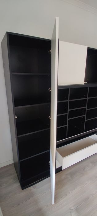 Combinado móvel TV + arrumação