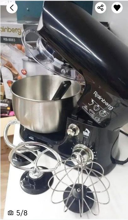 Мощний немецкий тестомес RAINBERG-8083.