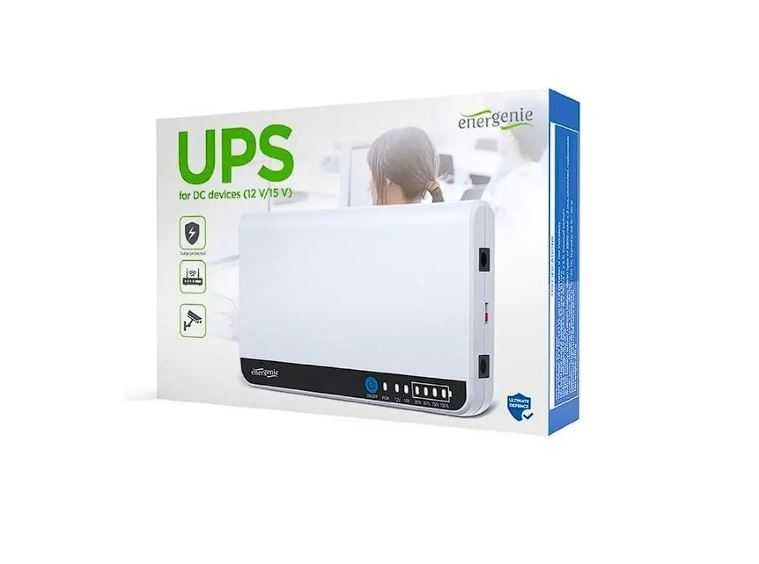 ДБЖ роутера EnerGenie EG-UPS-DC18, 6600 мАч 8 годин роботи 12V мініUPS
